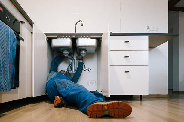 Professional Drain Cleaning technician working in Fairfield, WA